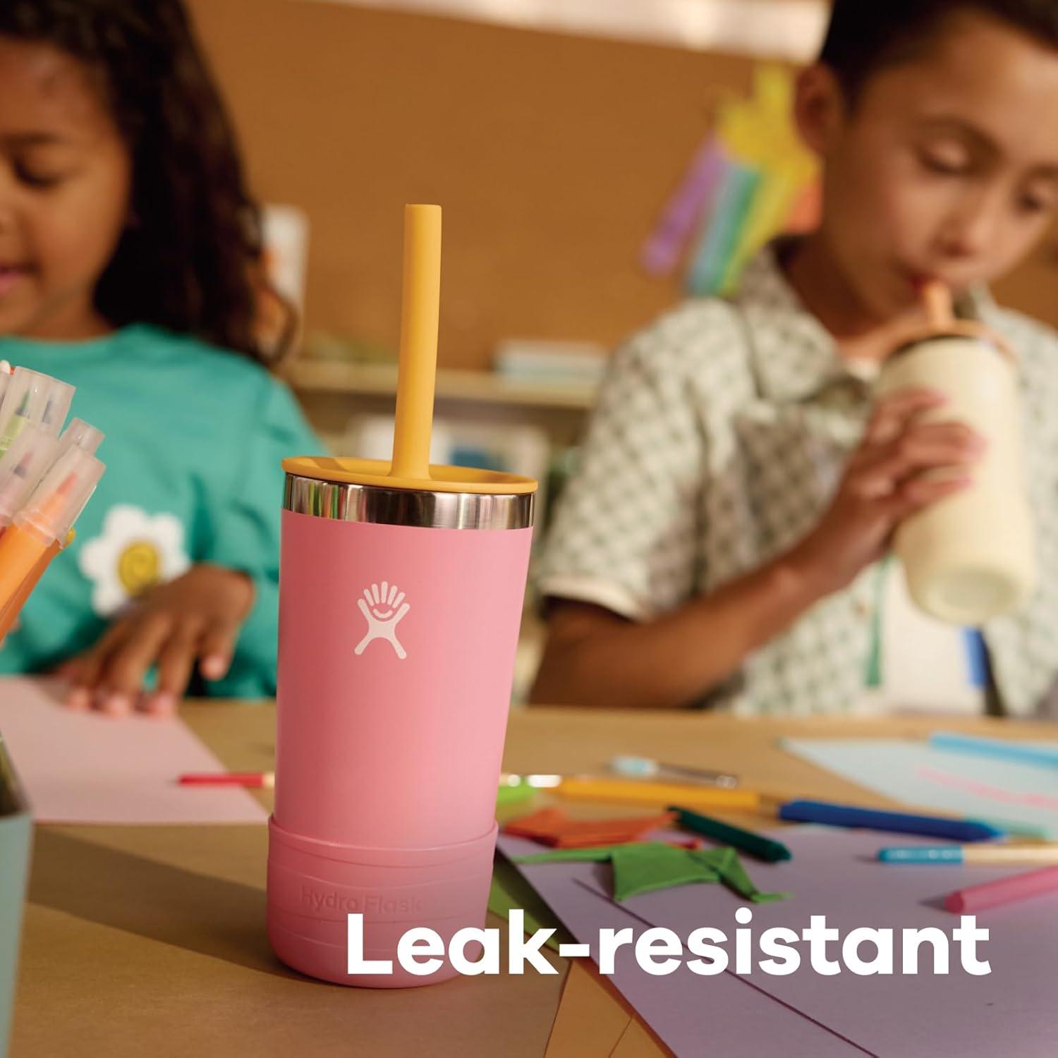 Taza Hydro Flask Kids 12 Oz Anémona Aislada con Popote