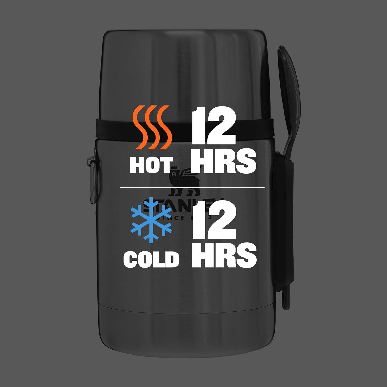 Tarro de Comida Aislado Stanley 532 ml con Spork - Acero Inoxidable