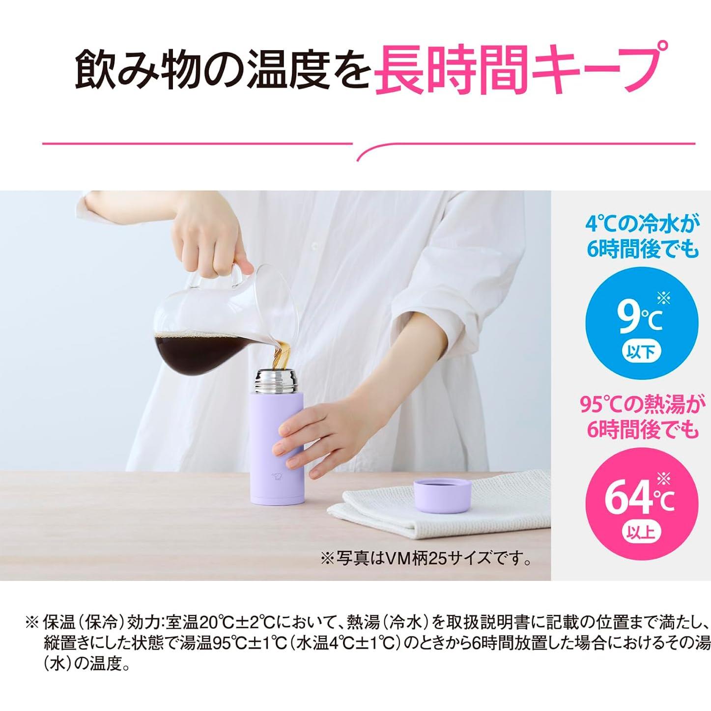 Taza de Acero Inoxidable Zojirushi 250 ml Verde Menta