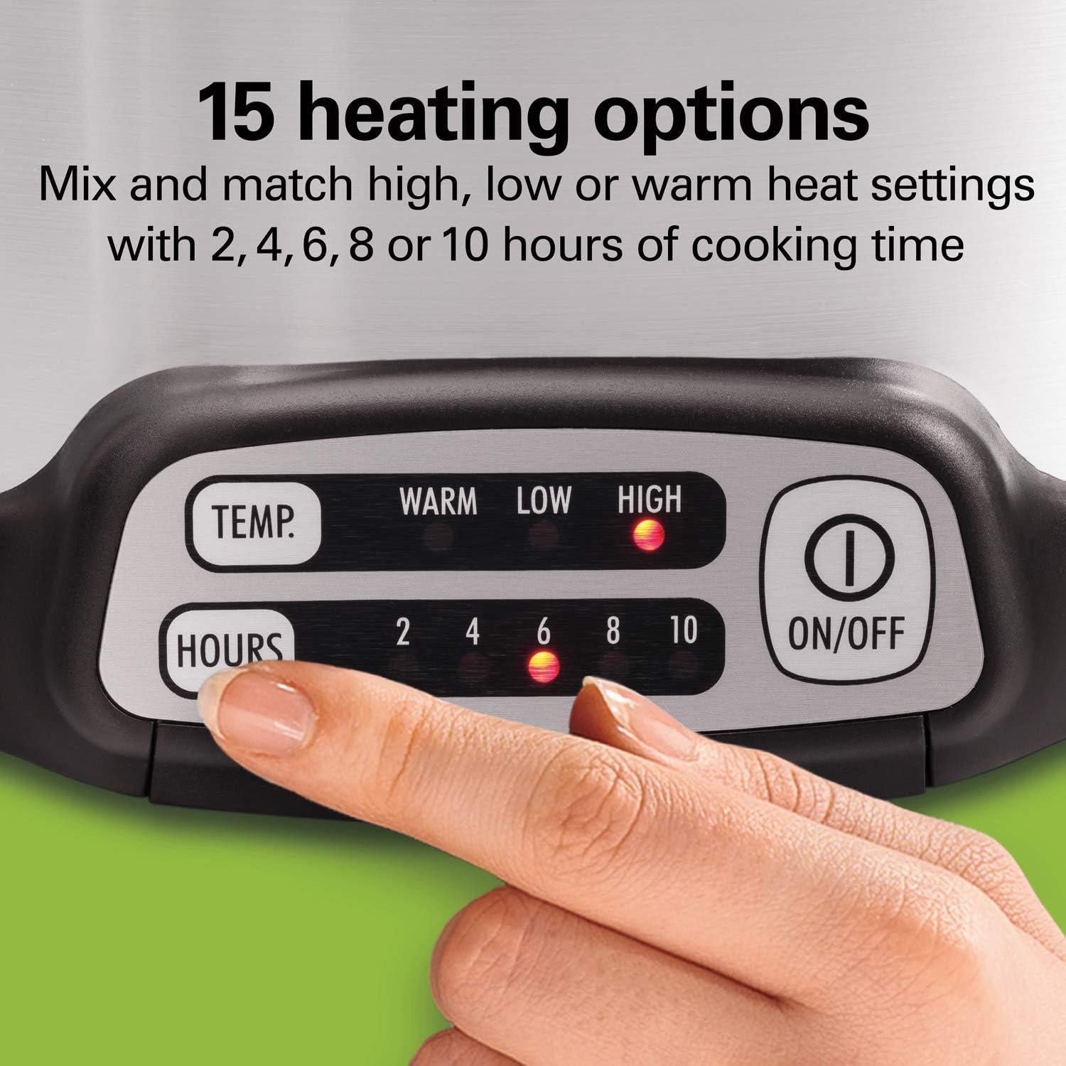 Olla de Cocción Lenta Programable Hamilton Beach 33662 6L