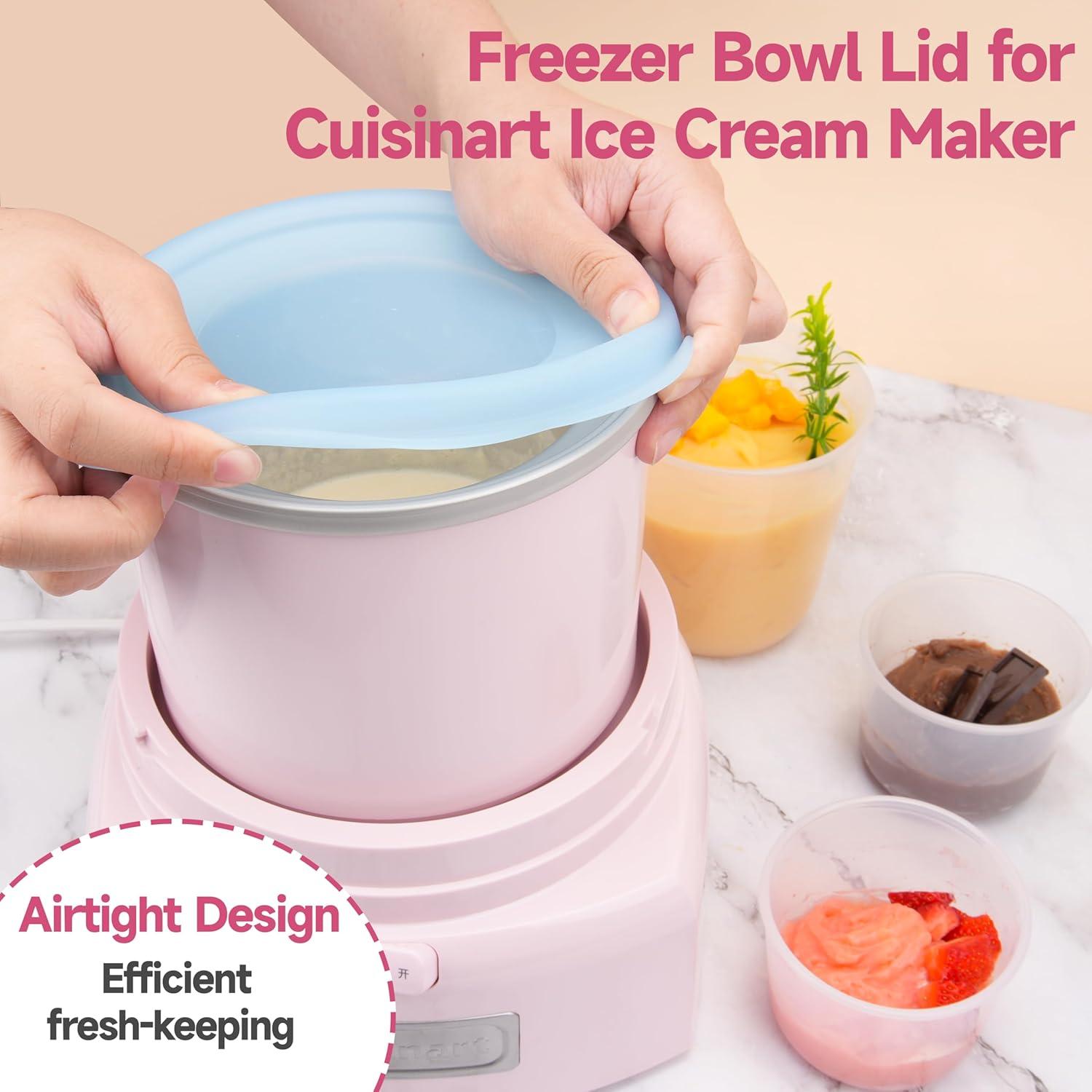 Tapas de Silicona Reutilizables Purekra para Tazón Cuisinart 1.5QT