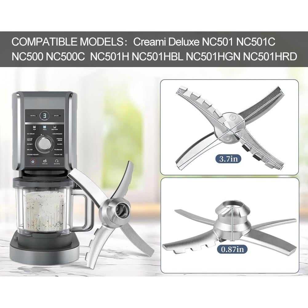 Pala de Reemplazo AUMUA para Ninja CREAMi Deluxe NC500 NC501