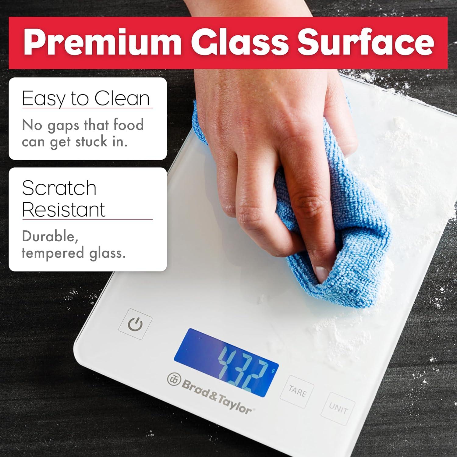 Balanza de Cocina Digital Brod & Taylor 15kg Precisión 1g