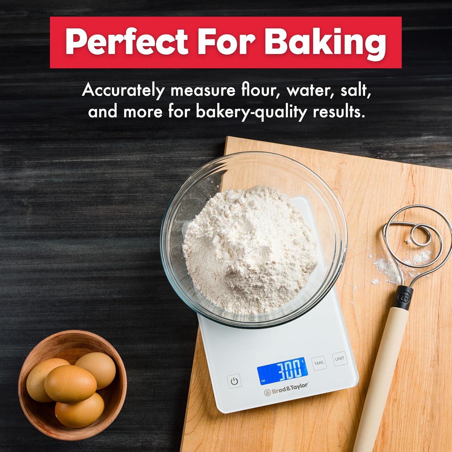 Balanza de Cocina Digital Brod & Taylor 15kg Precisión 1g