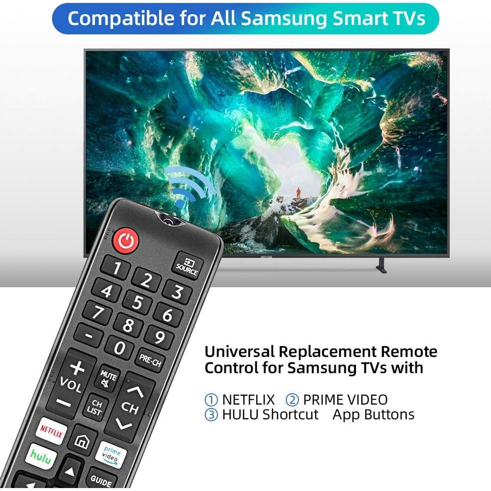 Control Remoto Gvirtue BN59-01315A para TV Samsung Smart