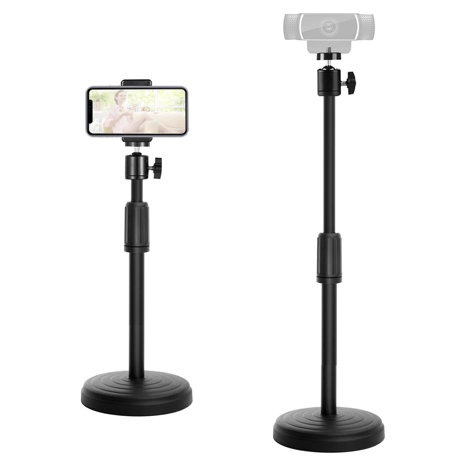 Soporte de Webcam Ajustable Khazylorr KCM1 para Logitech y Teléfonos