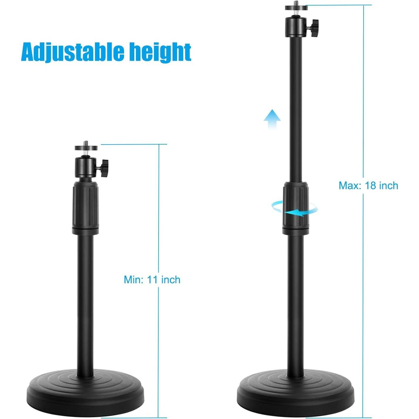 Soporte de Webcam Ajustable Khazylorr KCM1 para Logitech y Teléfonos