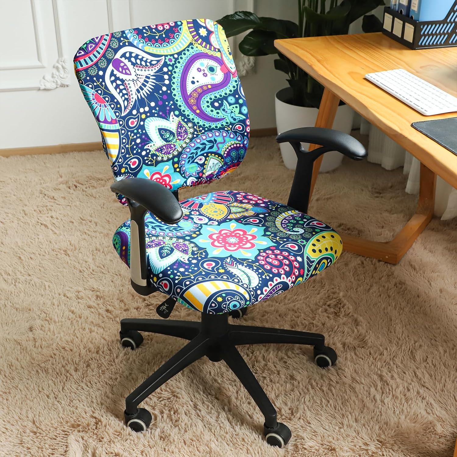 Funda Estirable para Silla de Oficina FORCHEER Boho 2 Piezas