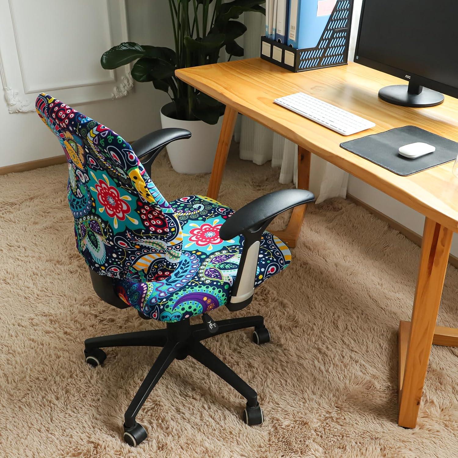 Funda Estirable para Silla de Oficina FORCHEER Boho 2 Piezas