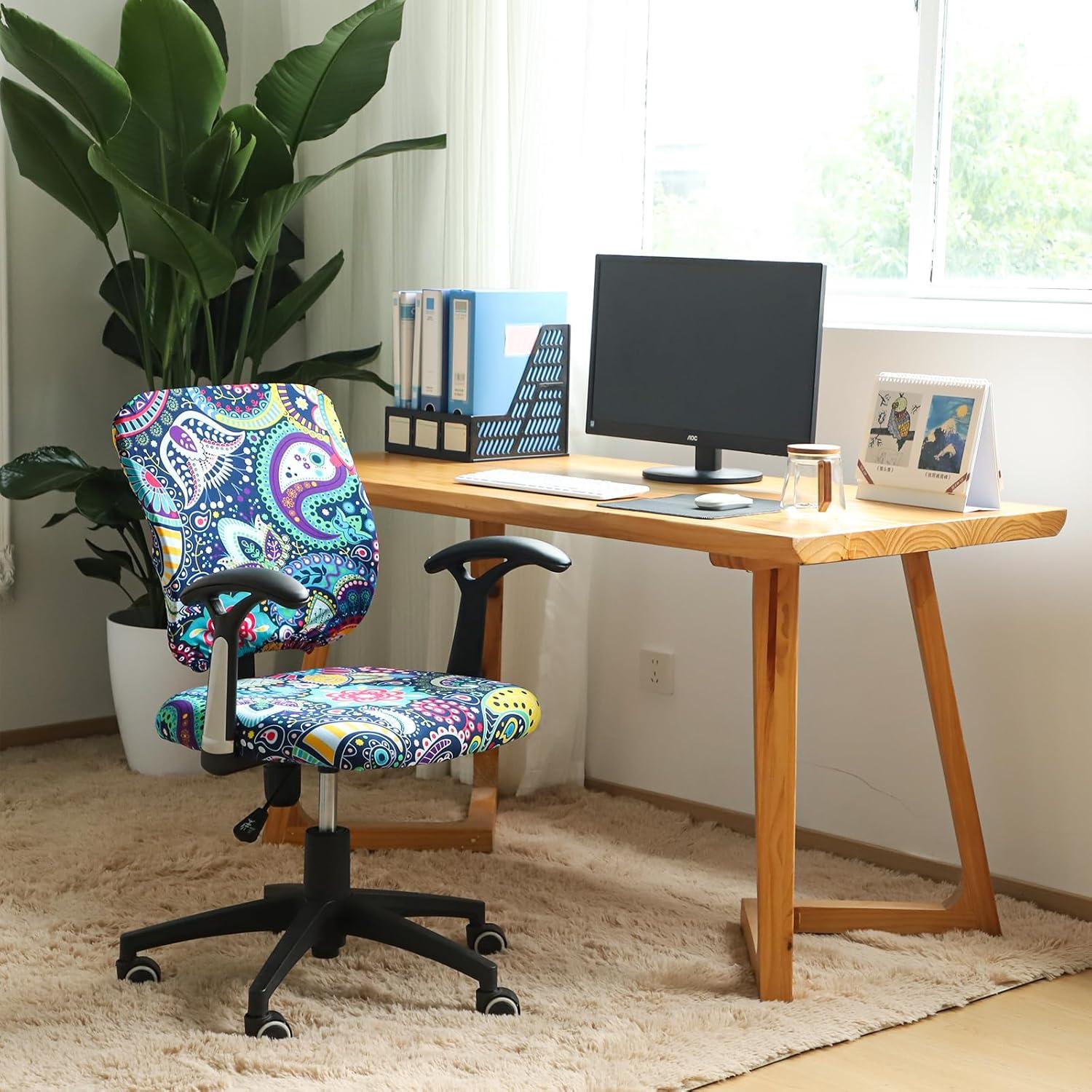 Funda Estirable para Silla de Oficina FORCHEER Boho 2 Piezas