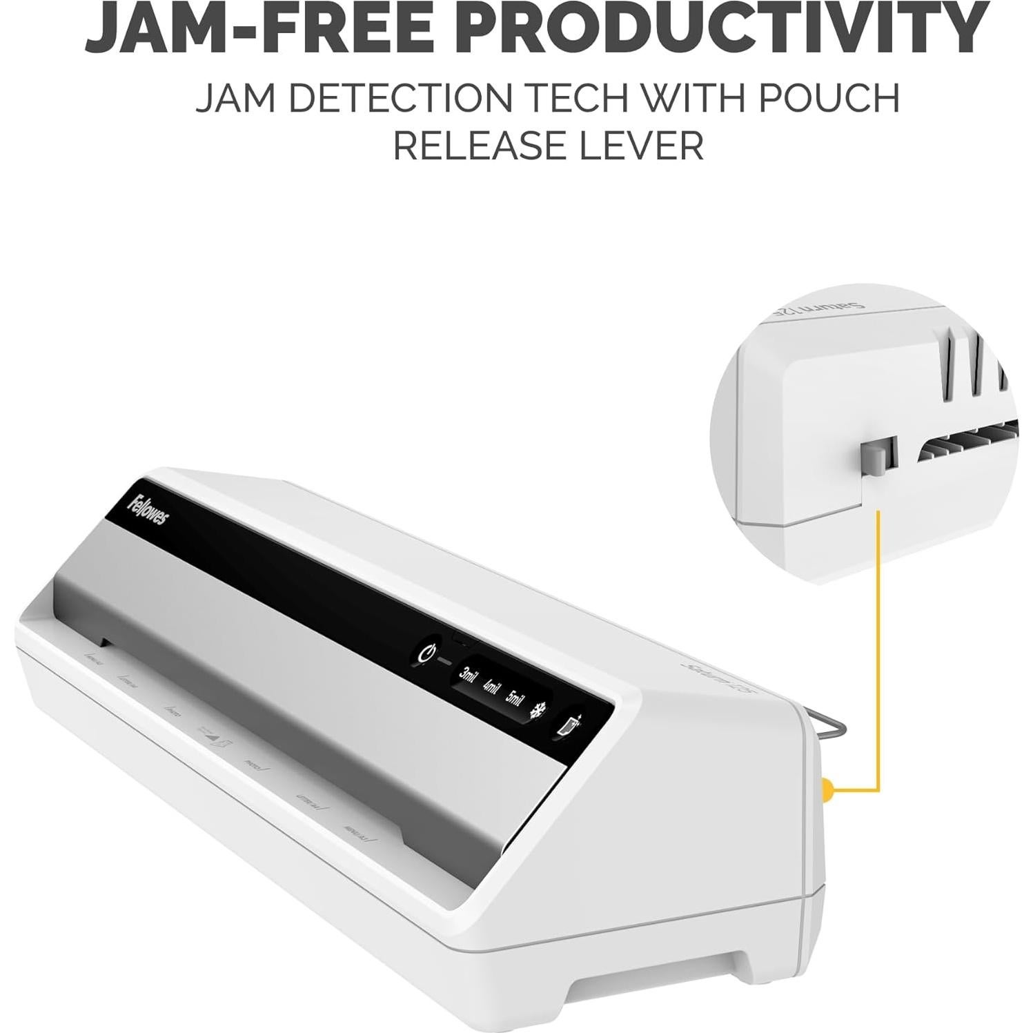 Laminadora Térmica Fellowes Saturn 125, 31.75 cm, Rápida y Sin Atascos