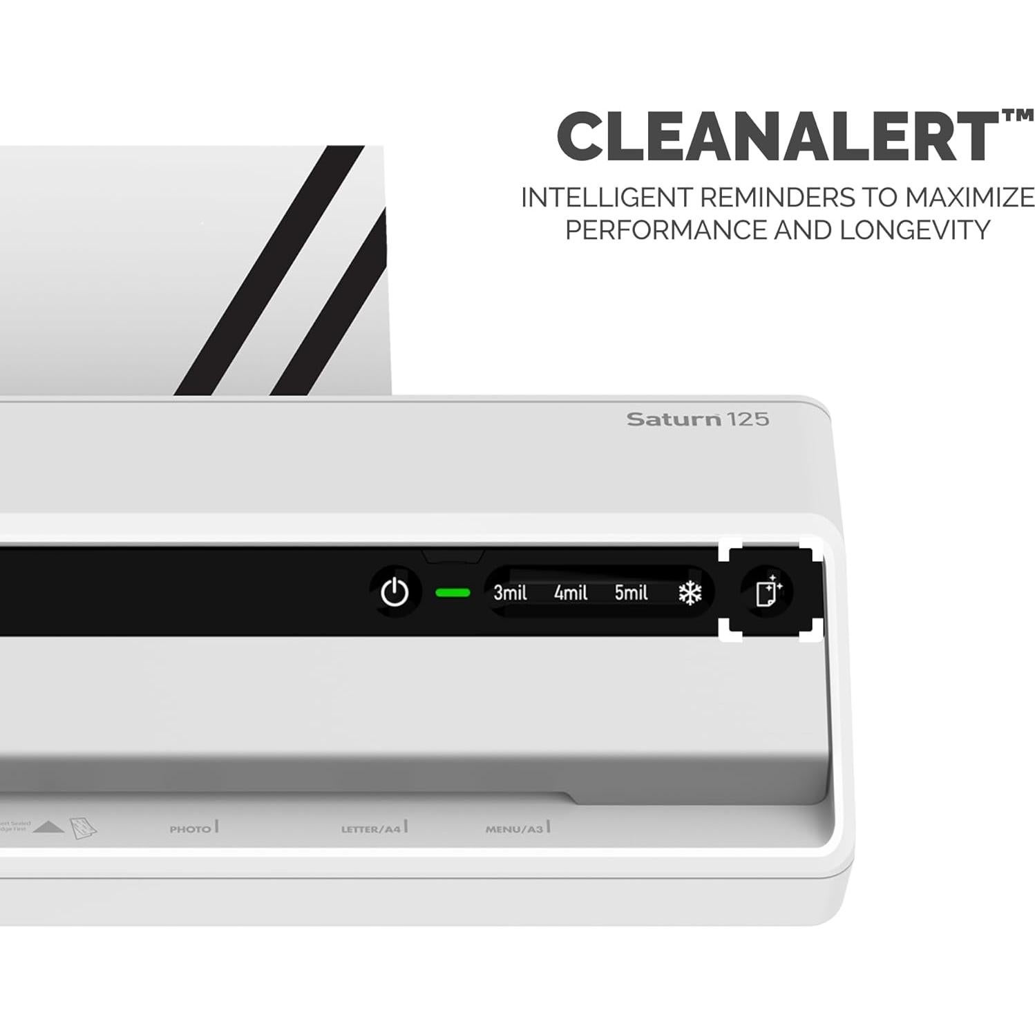 Laminadora Térmica Fellowes Saturn 125, 31.75 cm, Rápida y Sin Atascos