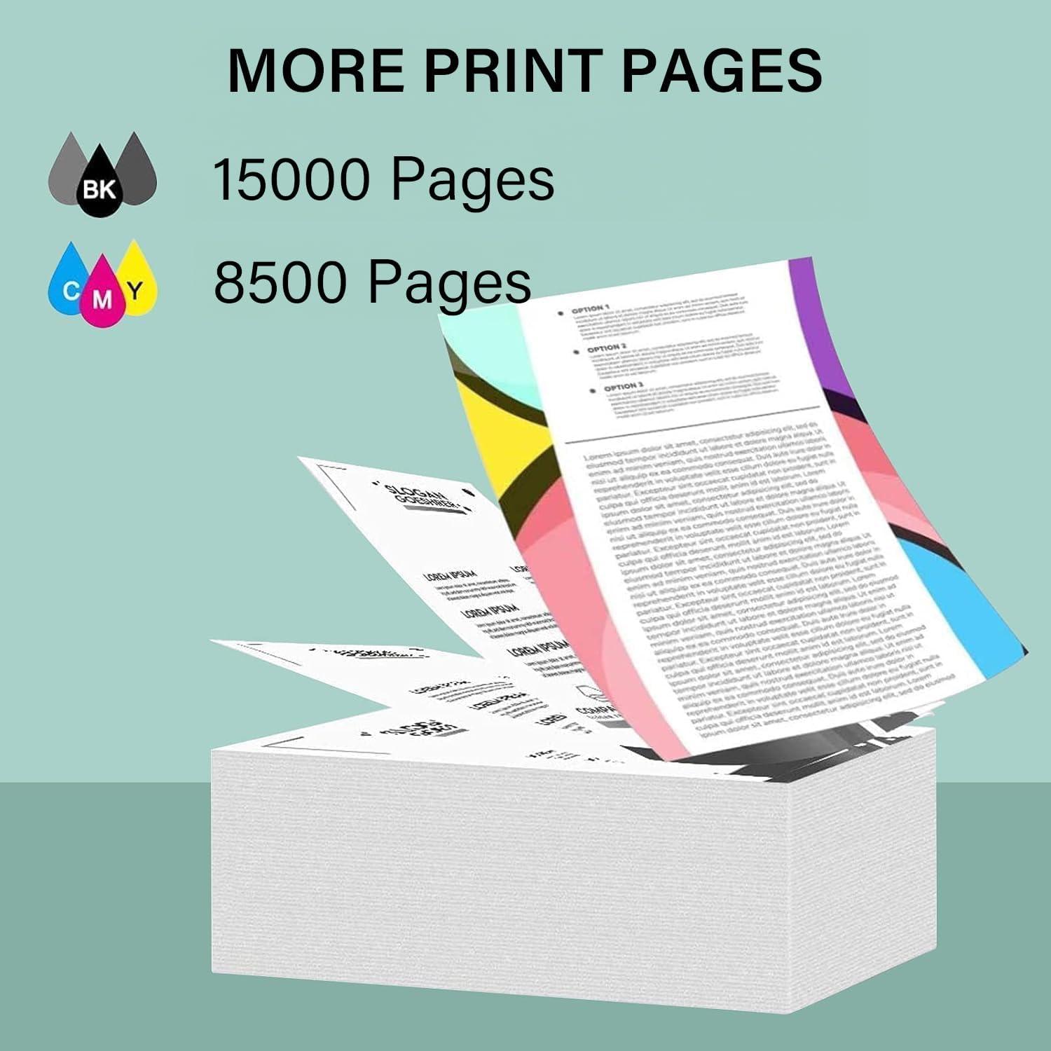 Kit de Recarga de Tinta Printers Jack 522 para Epson ET-2800/ET-4700