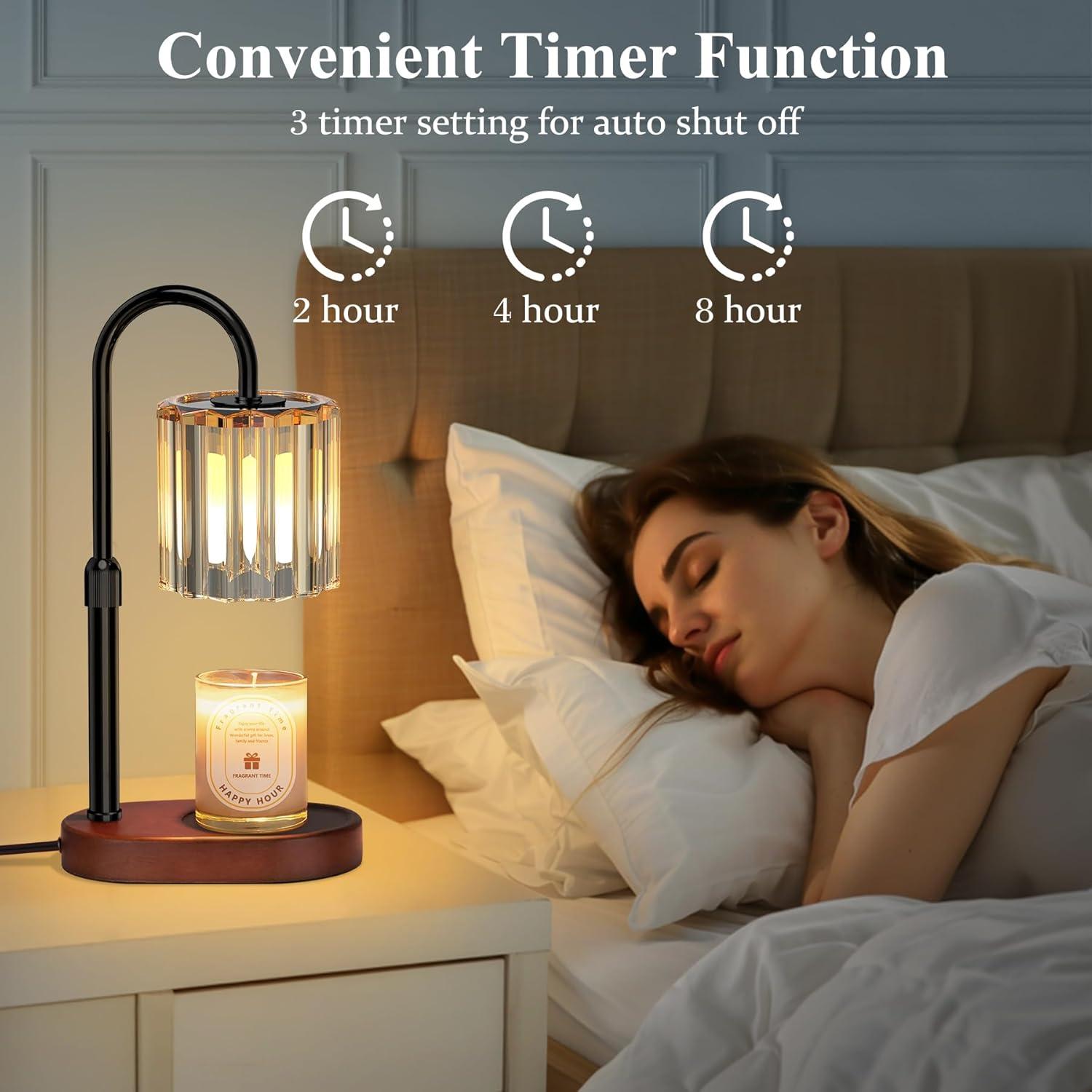 Calentador de Velas Lukasa GS074 con Temporizador y Altura Ajustable