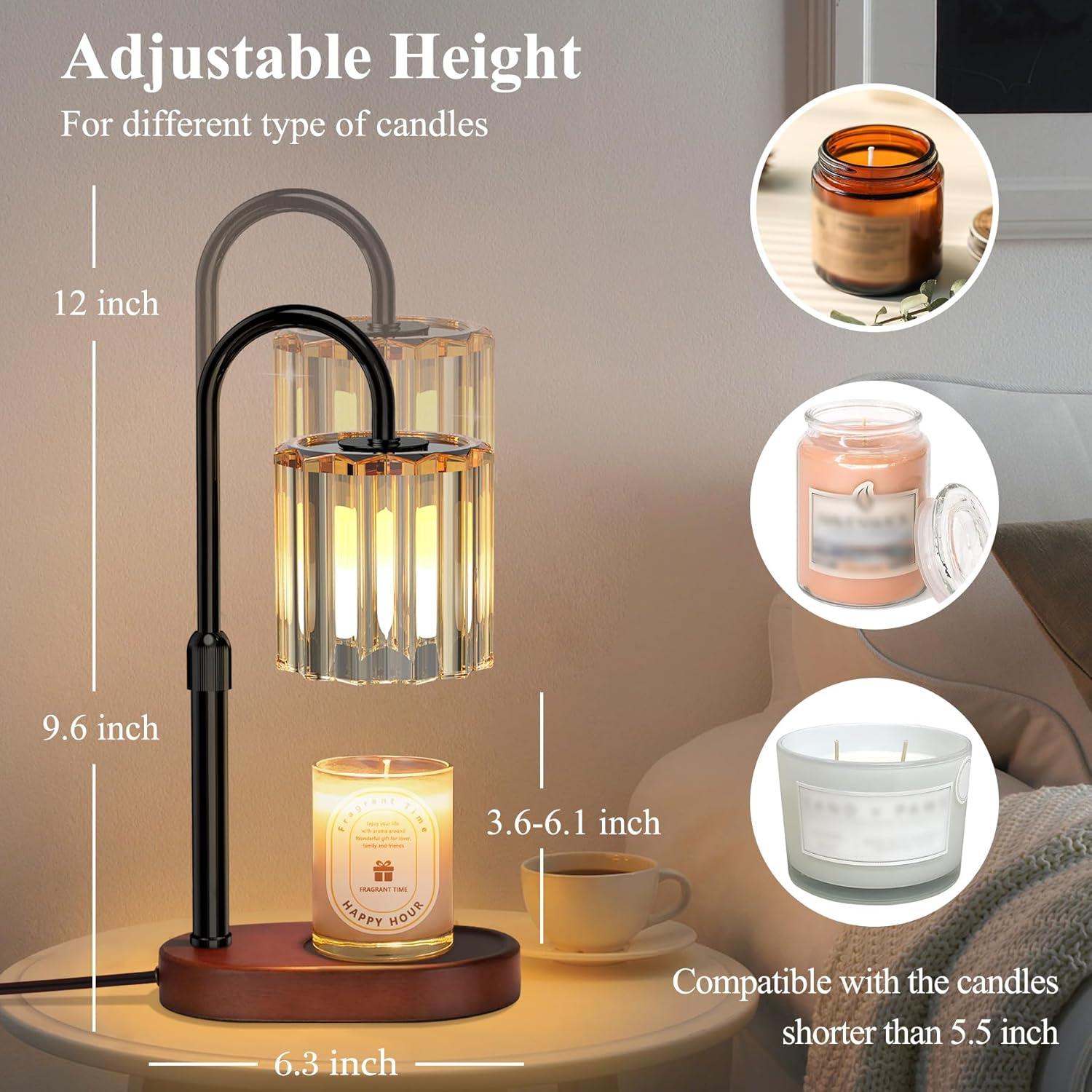 Calentador de Velas Lukasa GS074 con Temporizador y Altura Ajustable