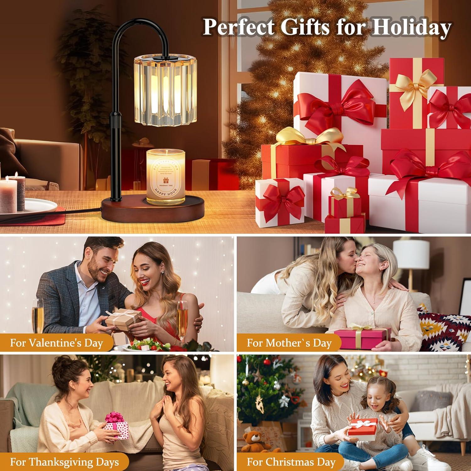 Calentador de Velas Lukasa GS074 con Temporizador y Altura Ajustable