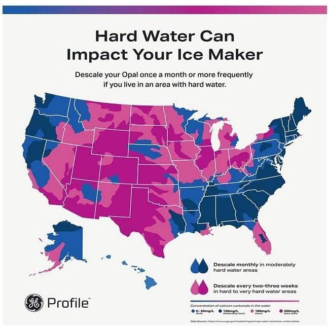 Máquina de Hielo Nugget GE Profile Opal 17.24 kg WiFi