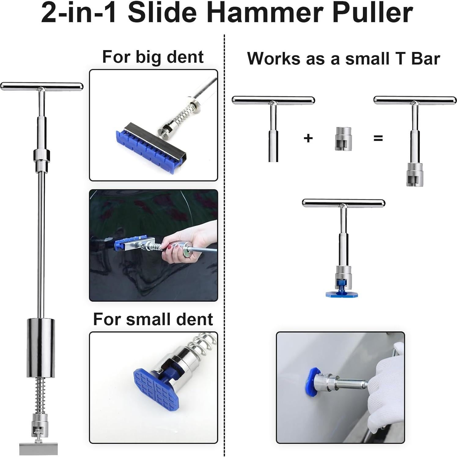 Kit de herramientas para quitar abolladuras Bitlyle 129 piezas