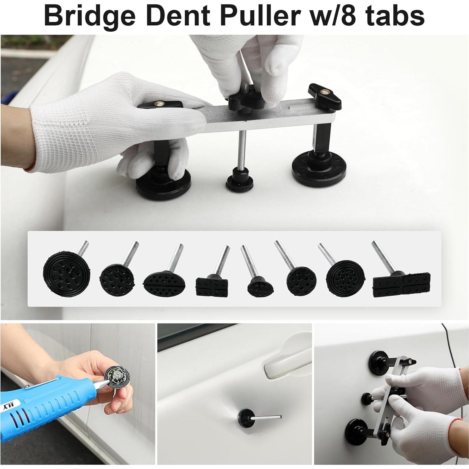 Kit de herramientas para quitar abolladuras Bitlyle 129 piezas