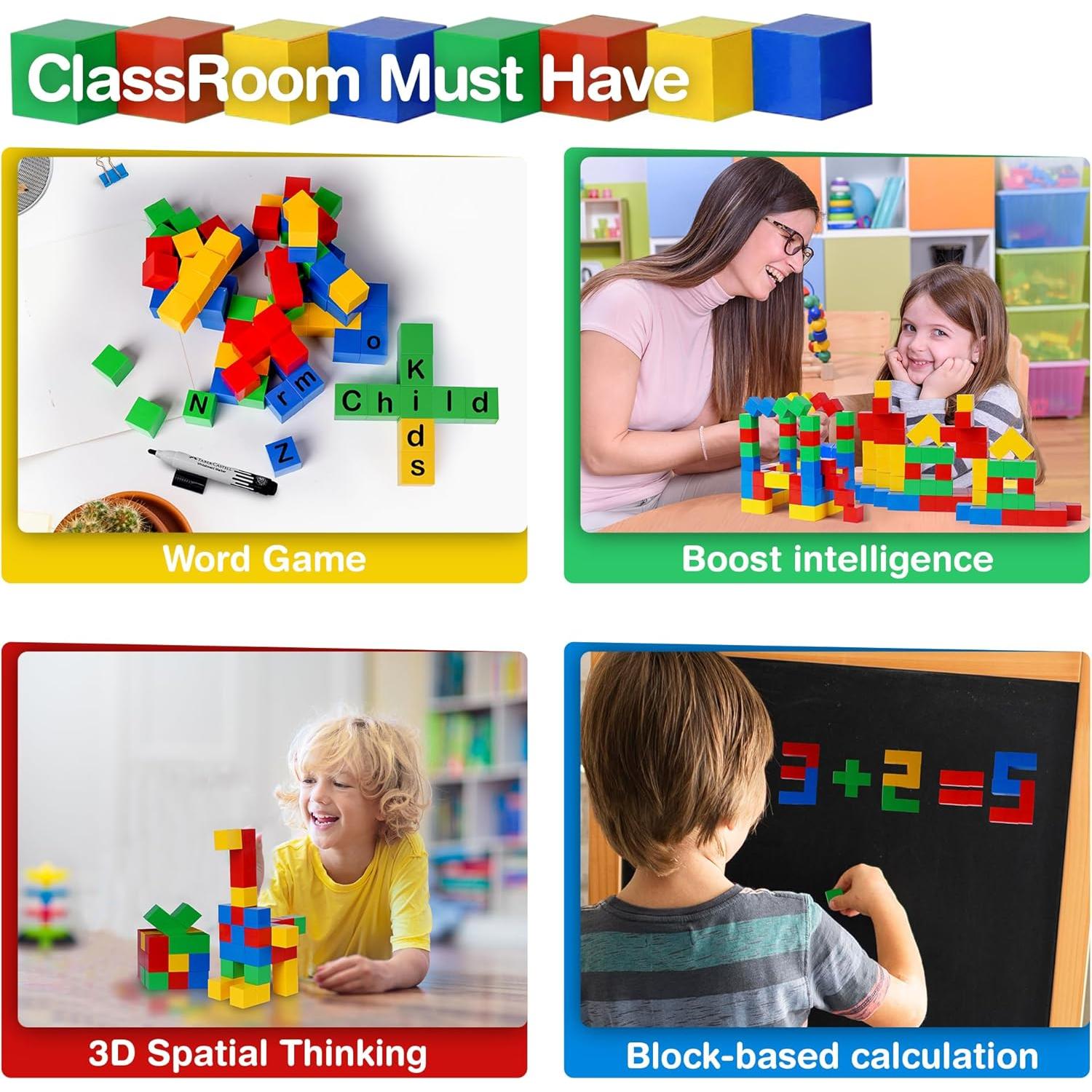 Cubos Magnéticos Educativos Tigerdoe 32 Piezas para Niños