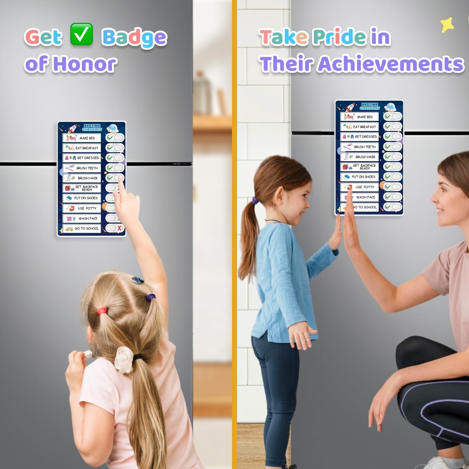 Gráfico de Rutina 3 en 1 CustomMaster para Niños - Astronauta