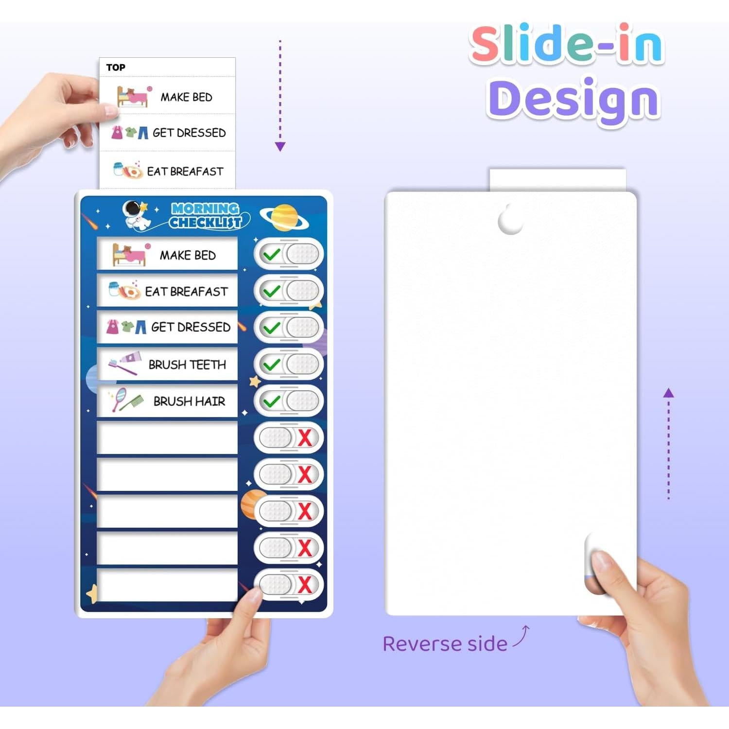 Gráfico de Rutina 3 en 1 CustomMaster para Niños - Astronauta