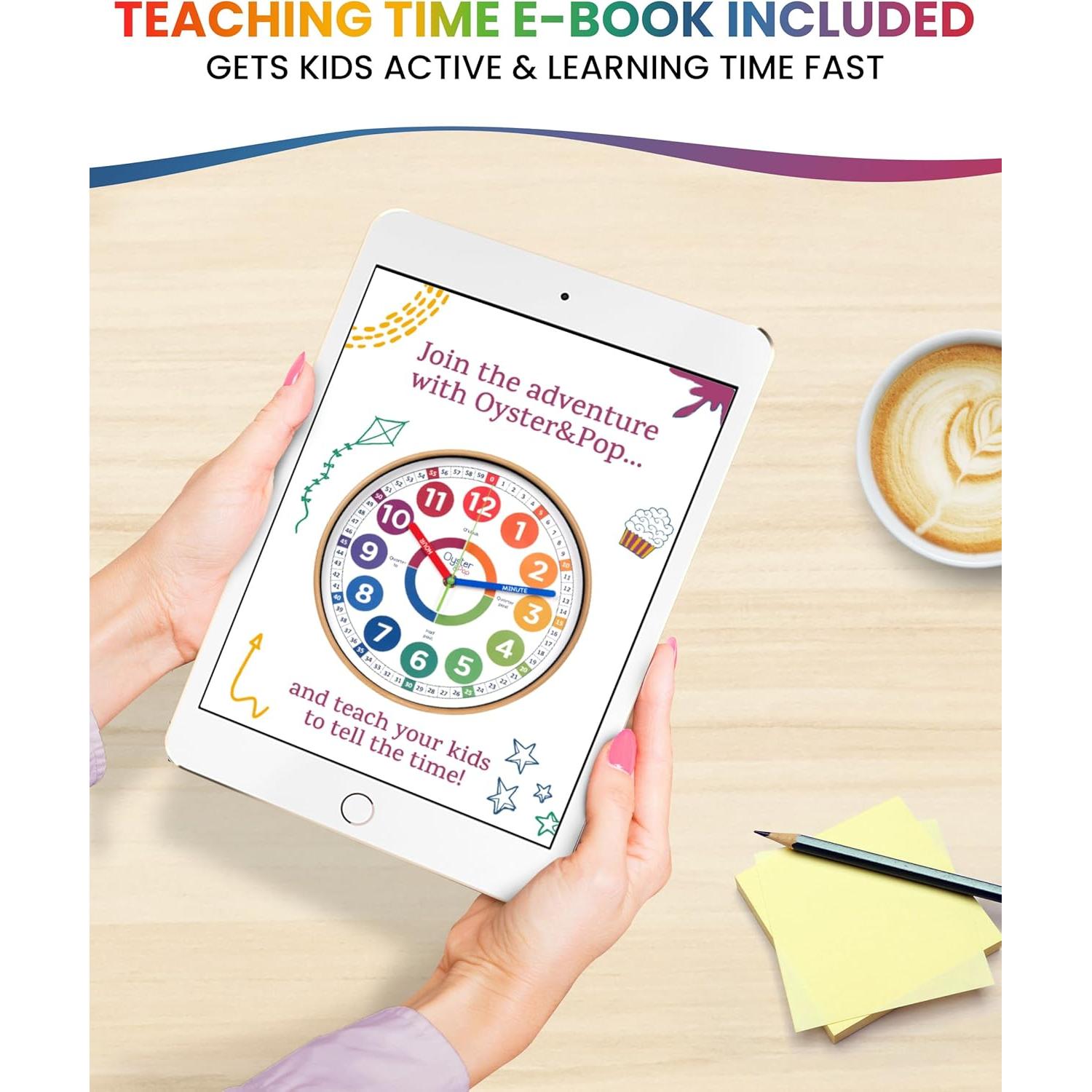 Reloj de Aprendizaje Borrable en Seco Oyster&Pop - 3 Paquete