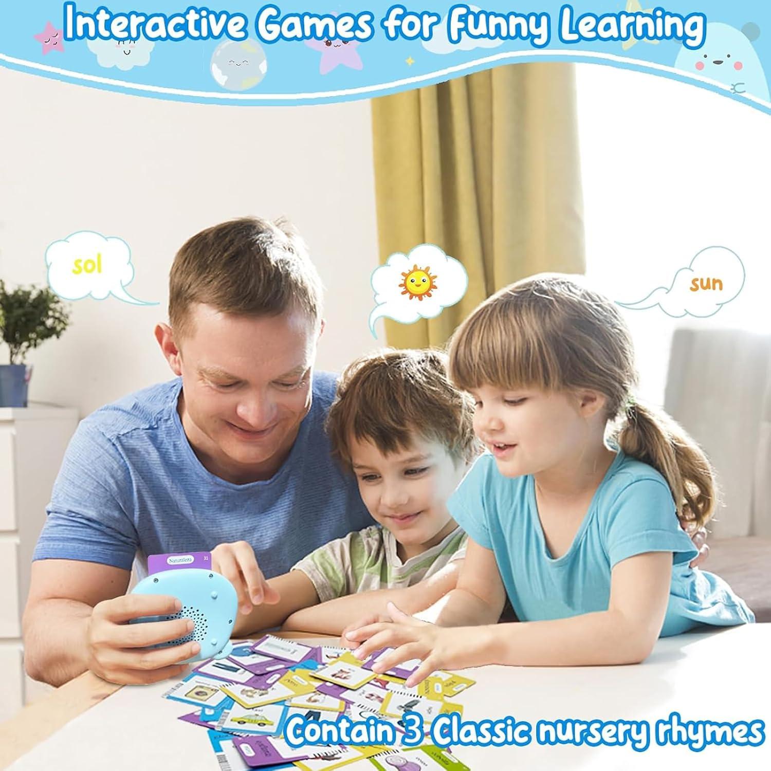 Tarjetas de Flash Bilingües 224 Palabras 5 ALARM - Juguetes Educativos