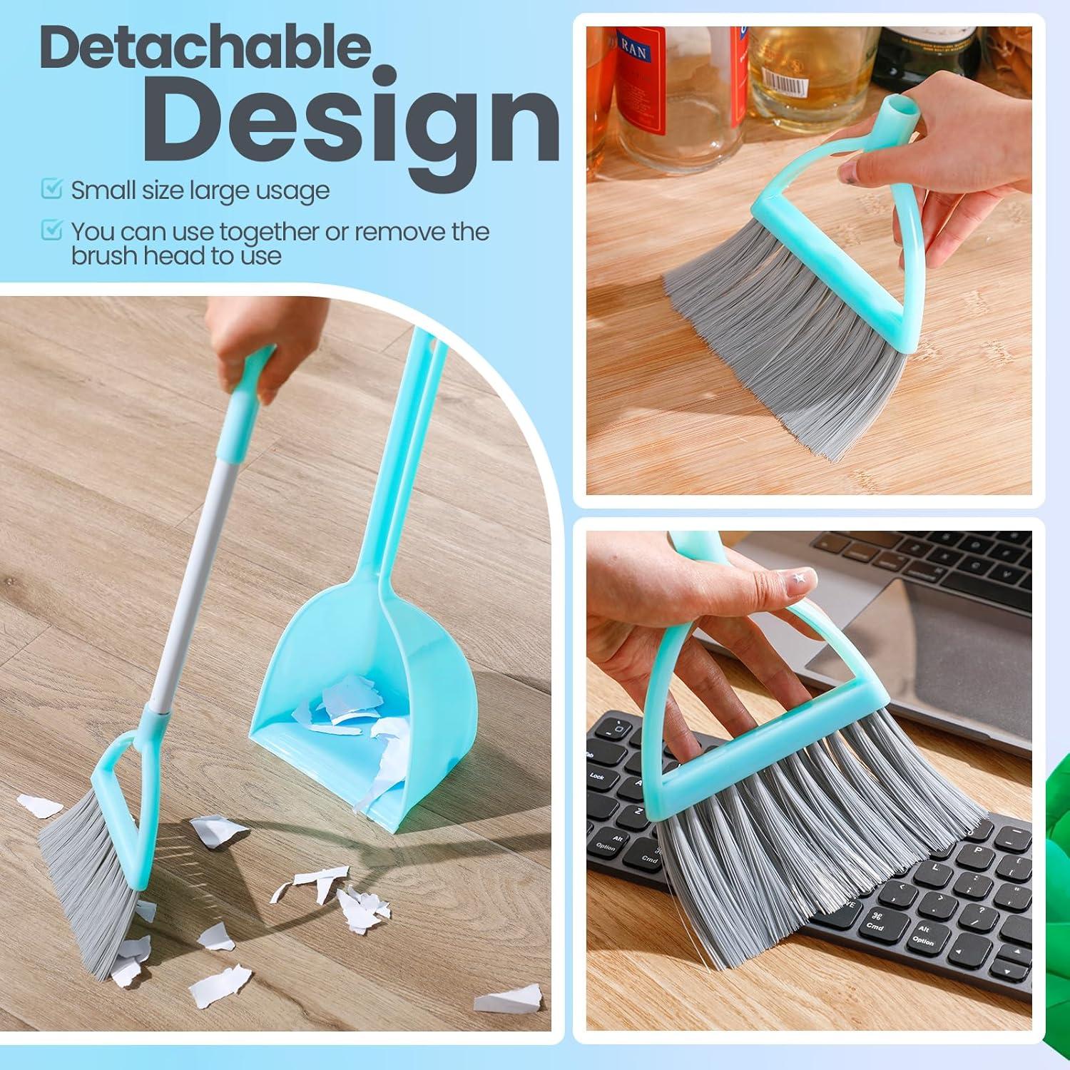 Set de Limpieza para Niños Roshtia - 3 Piezas Mini Escoba y Recogedor