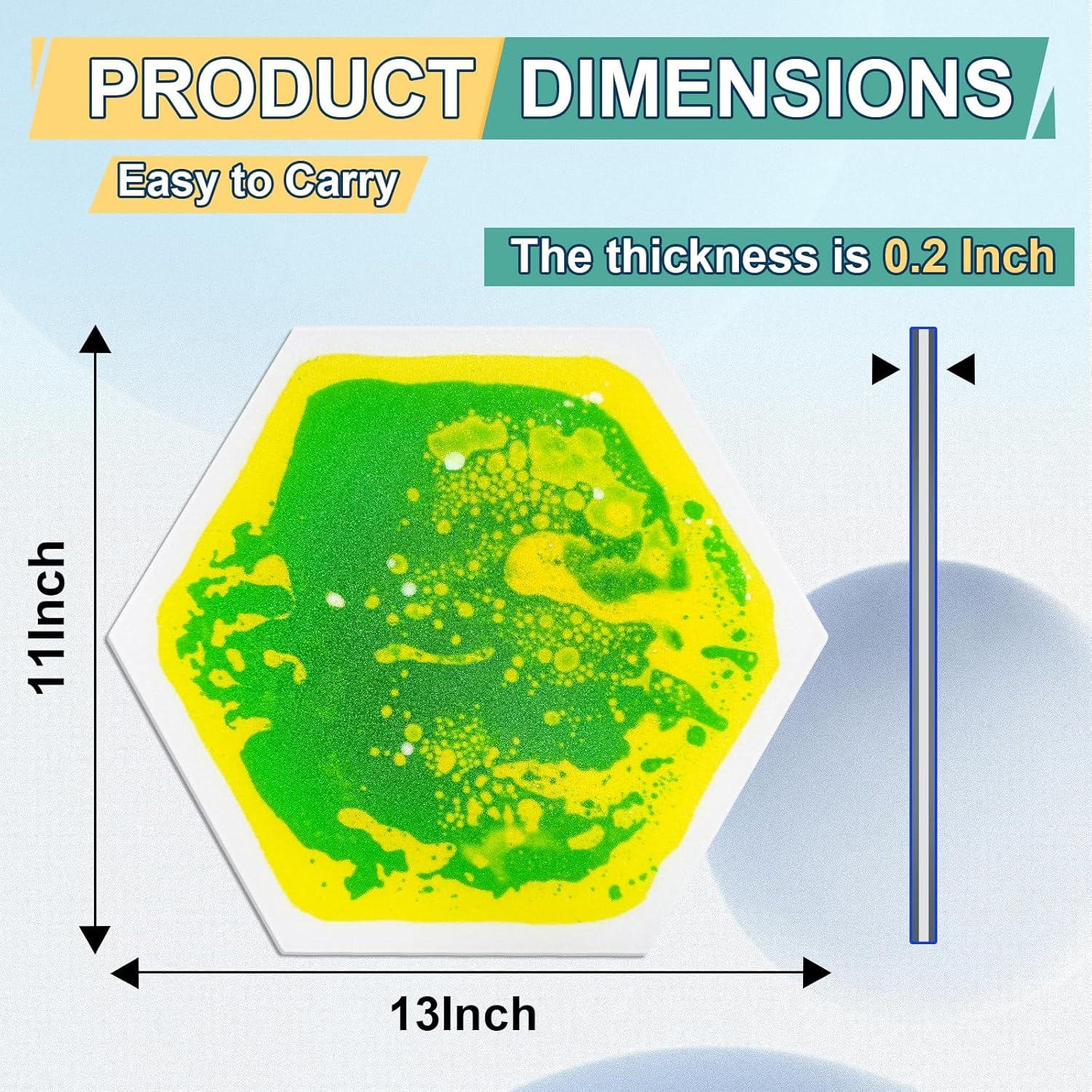 Losas de Piso Sensoriales Líquidas Onyoloy - 4 Hexagonales 33x31 cm