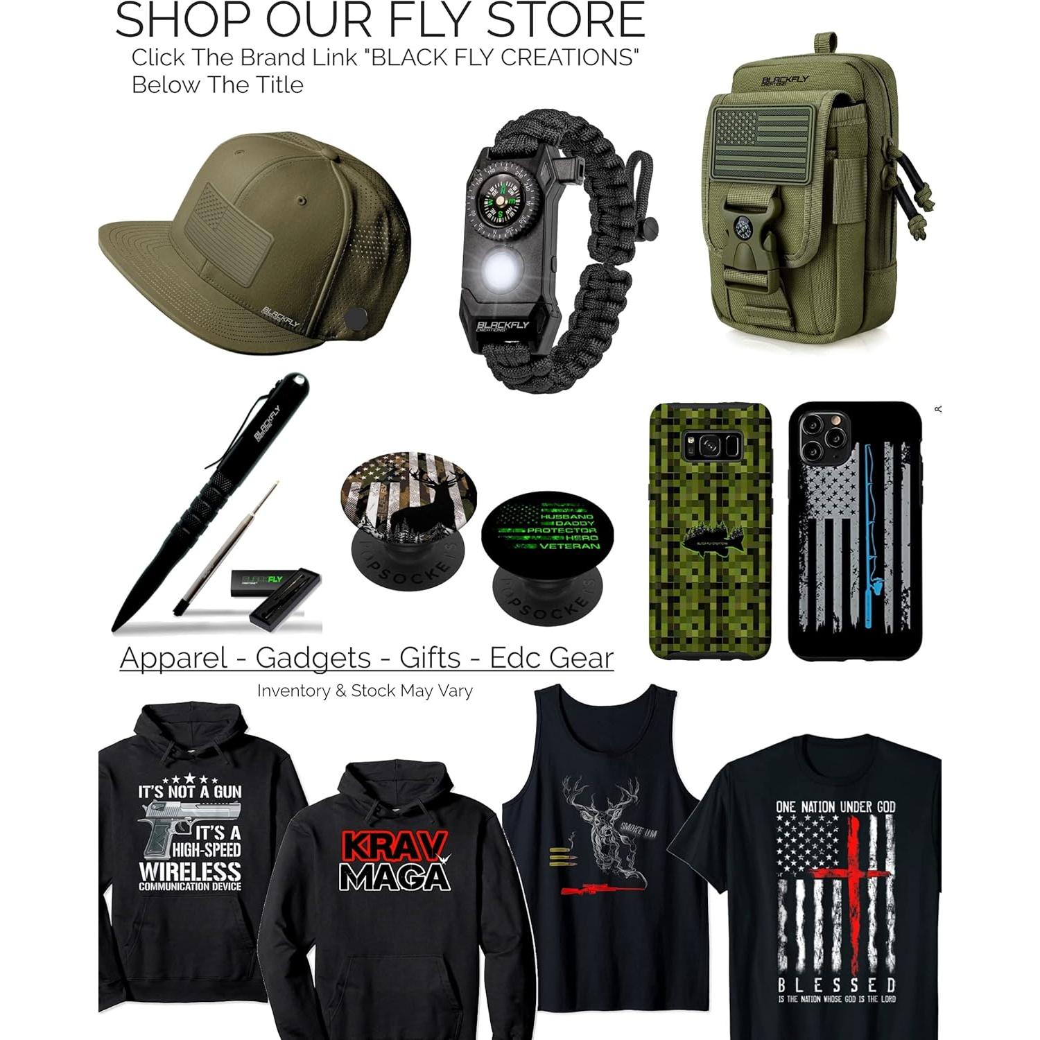 Bolígrafo Táctico Black Fly Creations Rompevidrios Gris