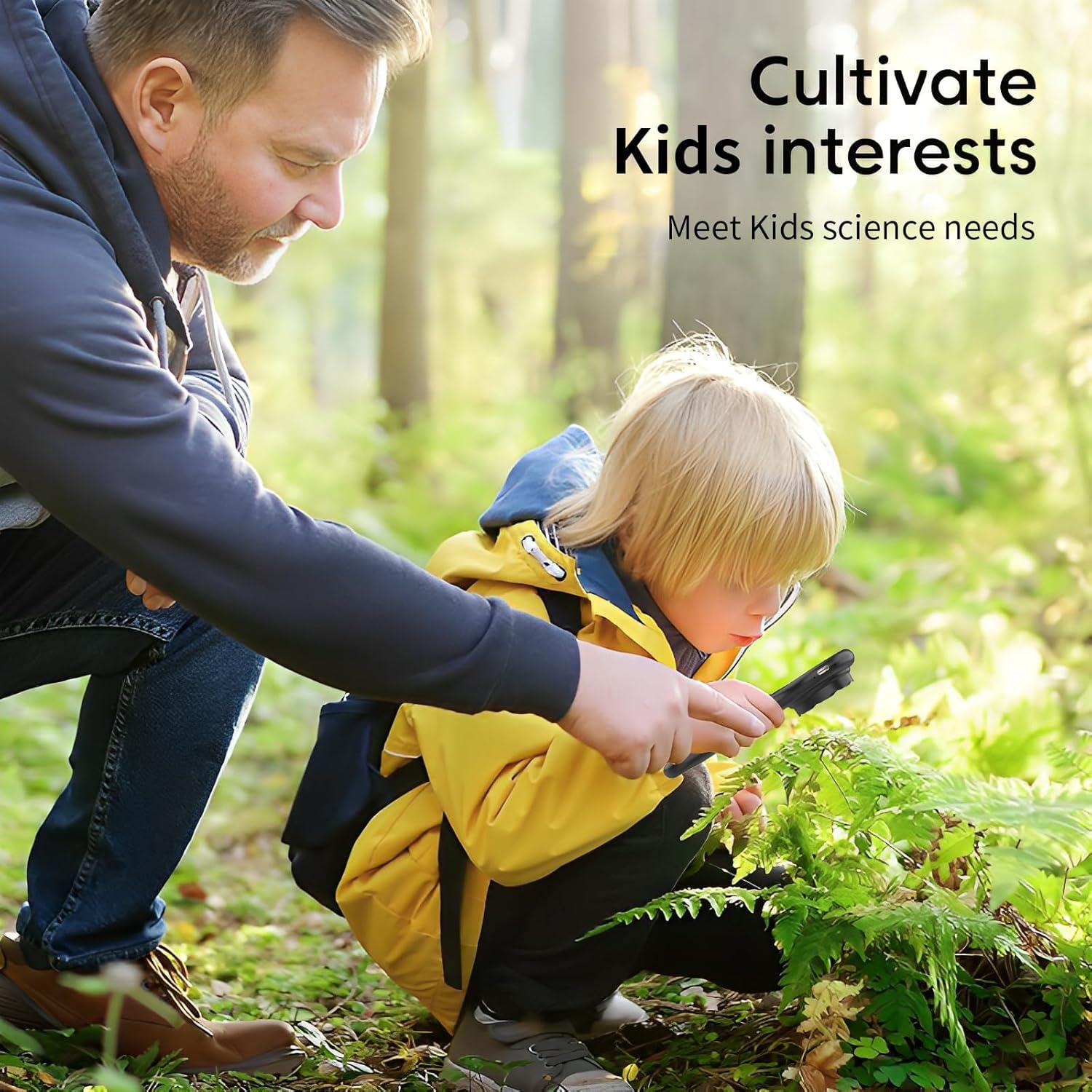 Microscopio Digital Ashfly para Niños - 200x Aumento, LED