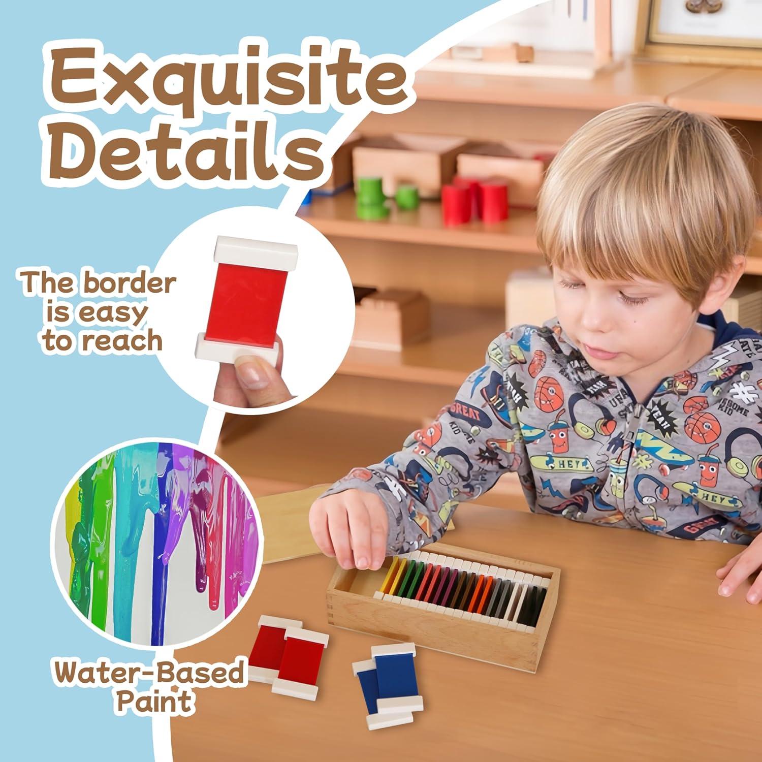 Tabletas de Color Montessori Outlet 2da Caja para Niños 3-6 Años