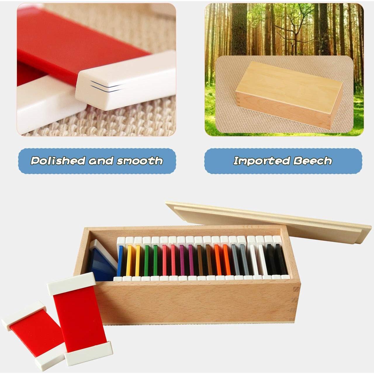 Tabletas de Color Montessori Outlet 2da Caja para Niños 3-6 Años