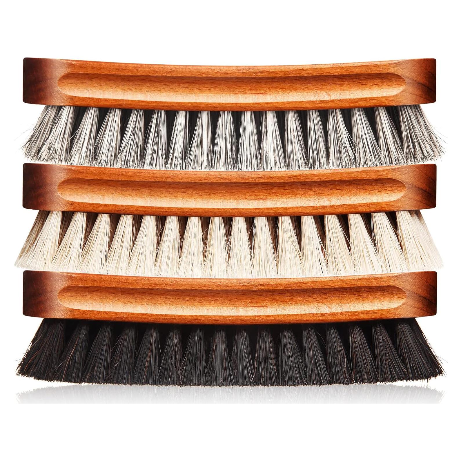 Kit de Cepillos para Zapatos YoungJoy - 3 Piezas de Cerdas de Caballo