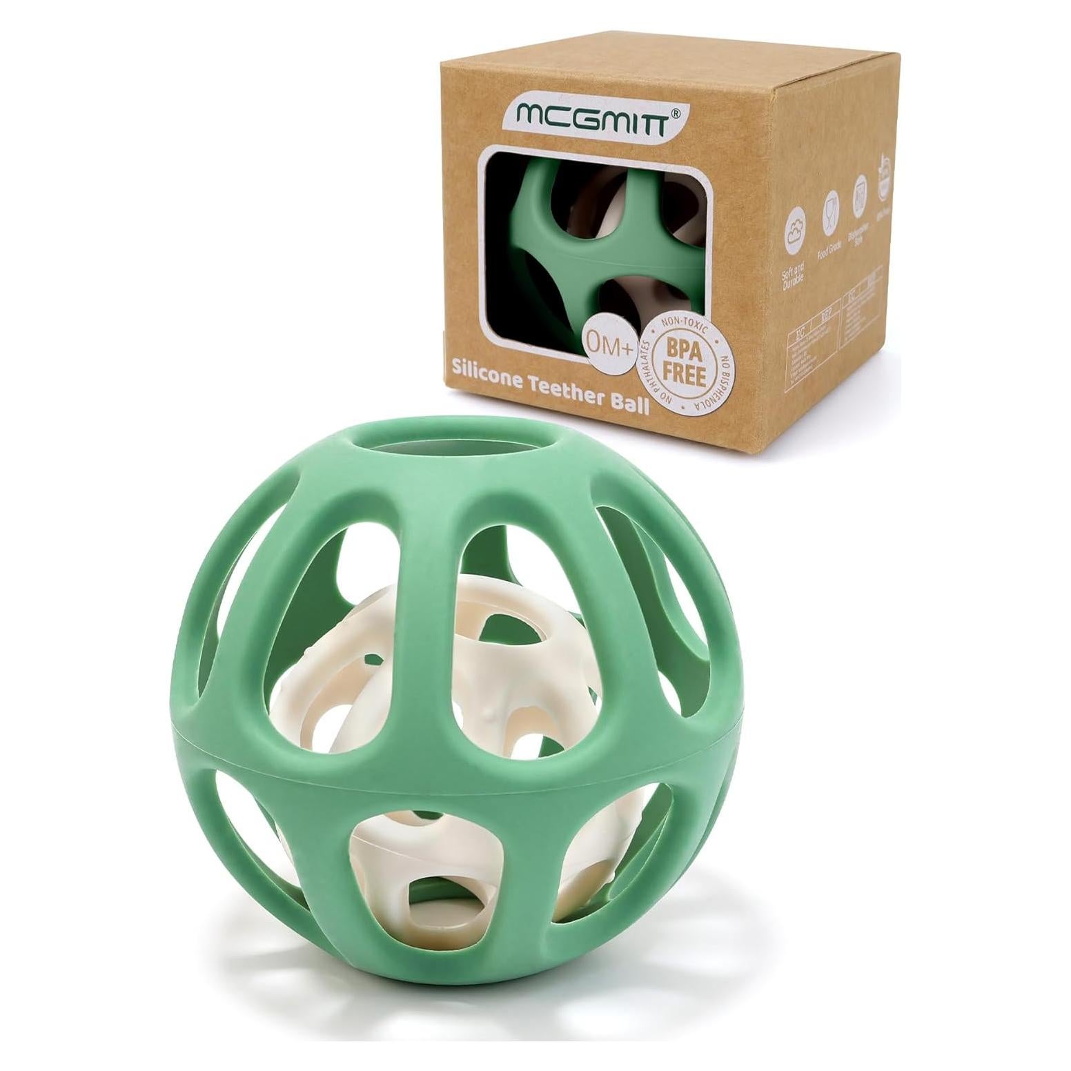 Pelotas Sensoriales MCGMITT de Silicona para Bebés 0-12 Meses