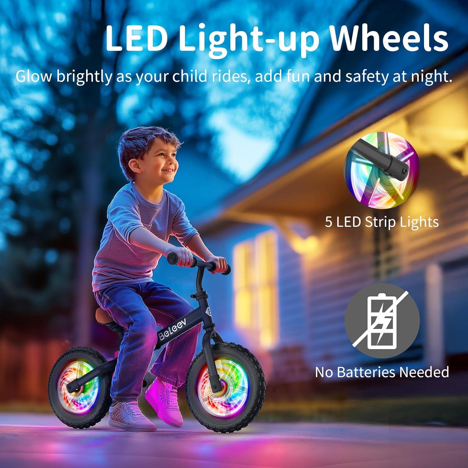 Bicicleta de Equilibrio BELEEV para Niños 2-5 Años 12"