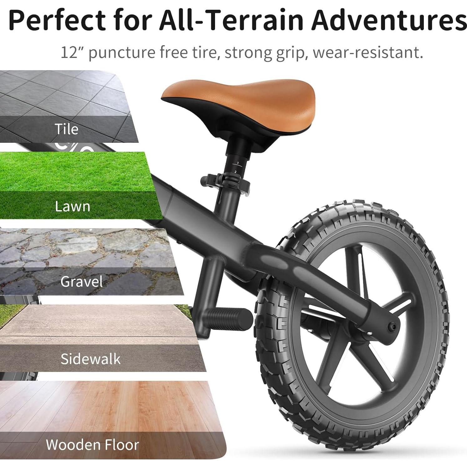 Bicicleta de Equilibrio BELEEV para Niños 2-5 Años 12"