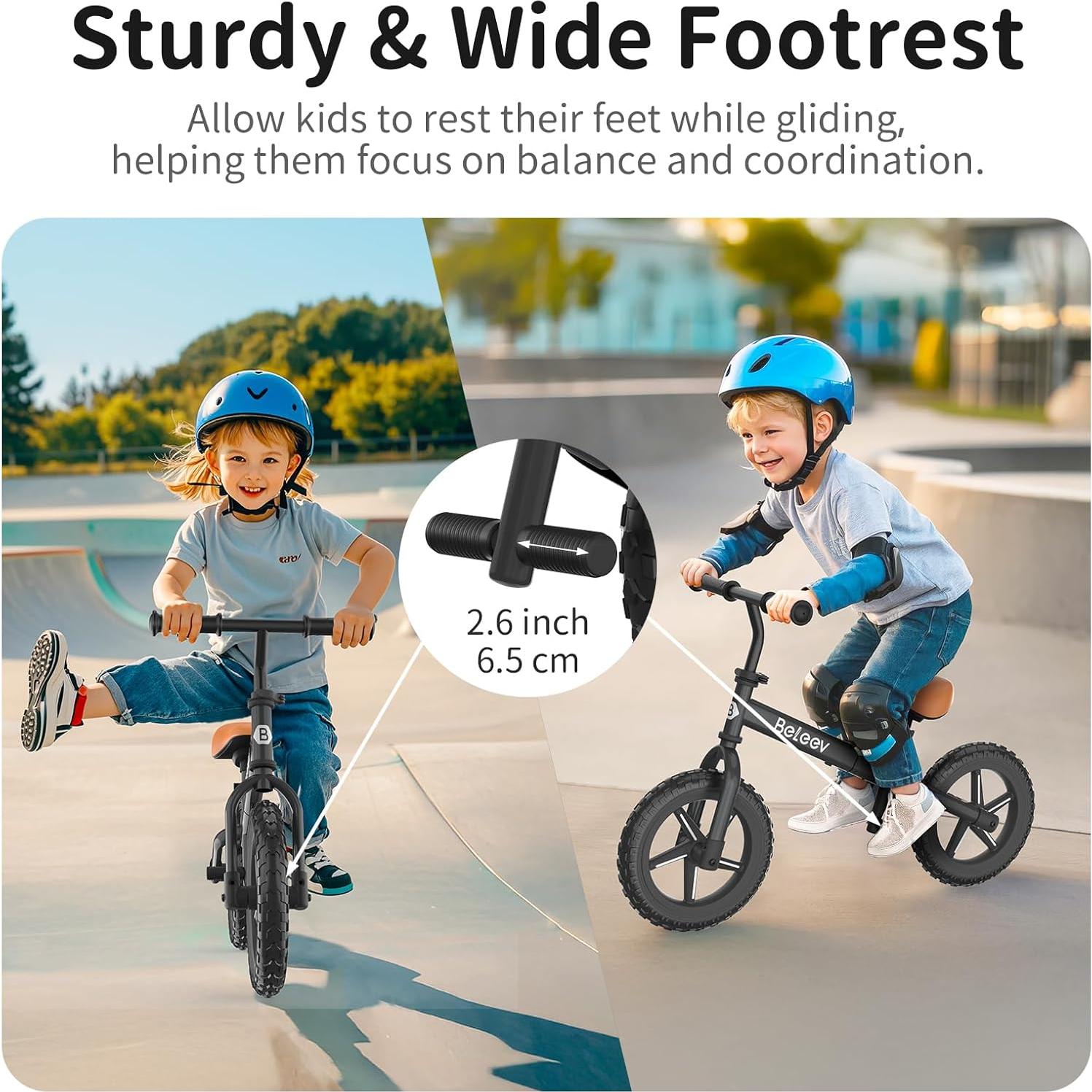 Bicicleta de Equilibrio BELEEV para Niños 2-5 Años 12"