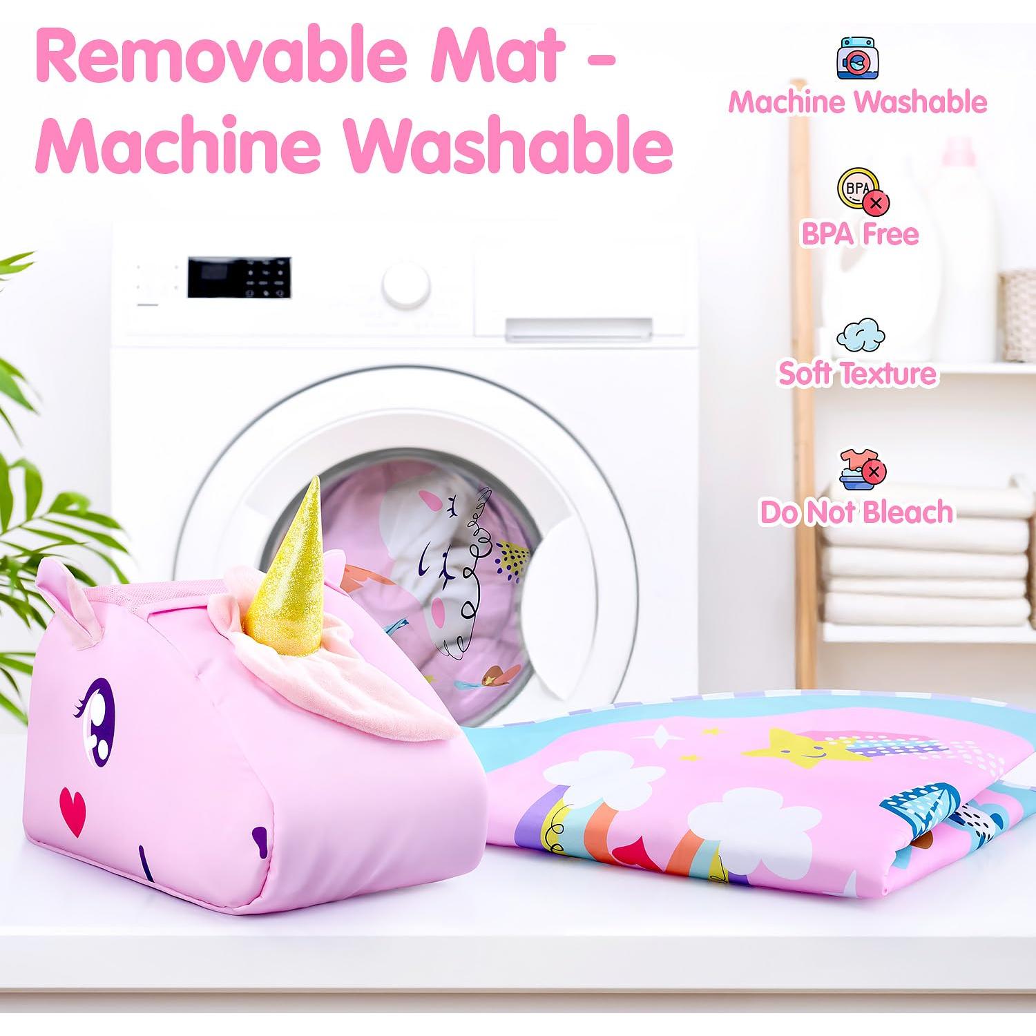 Alfombra de Juego para Bebés WeeHomm Unicornio 89x89cm