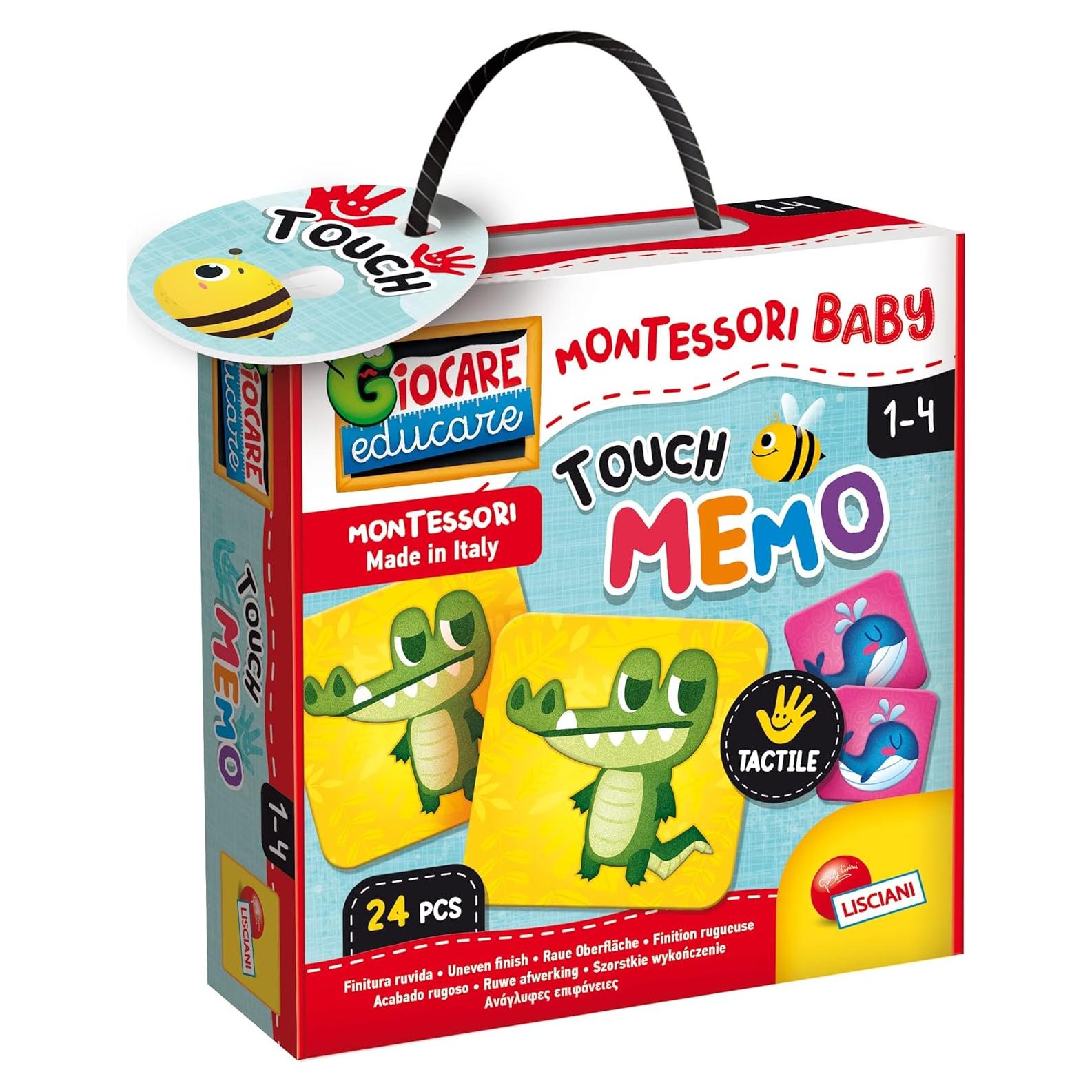 Juego Educativo Lisciani Montessori Baby Touch Memo 1-4 Años