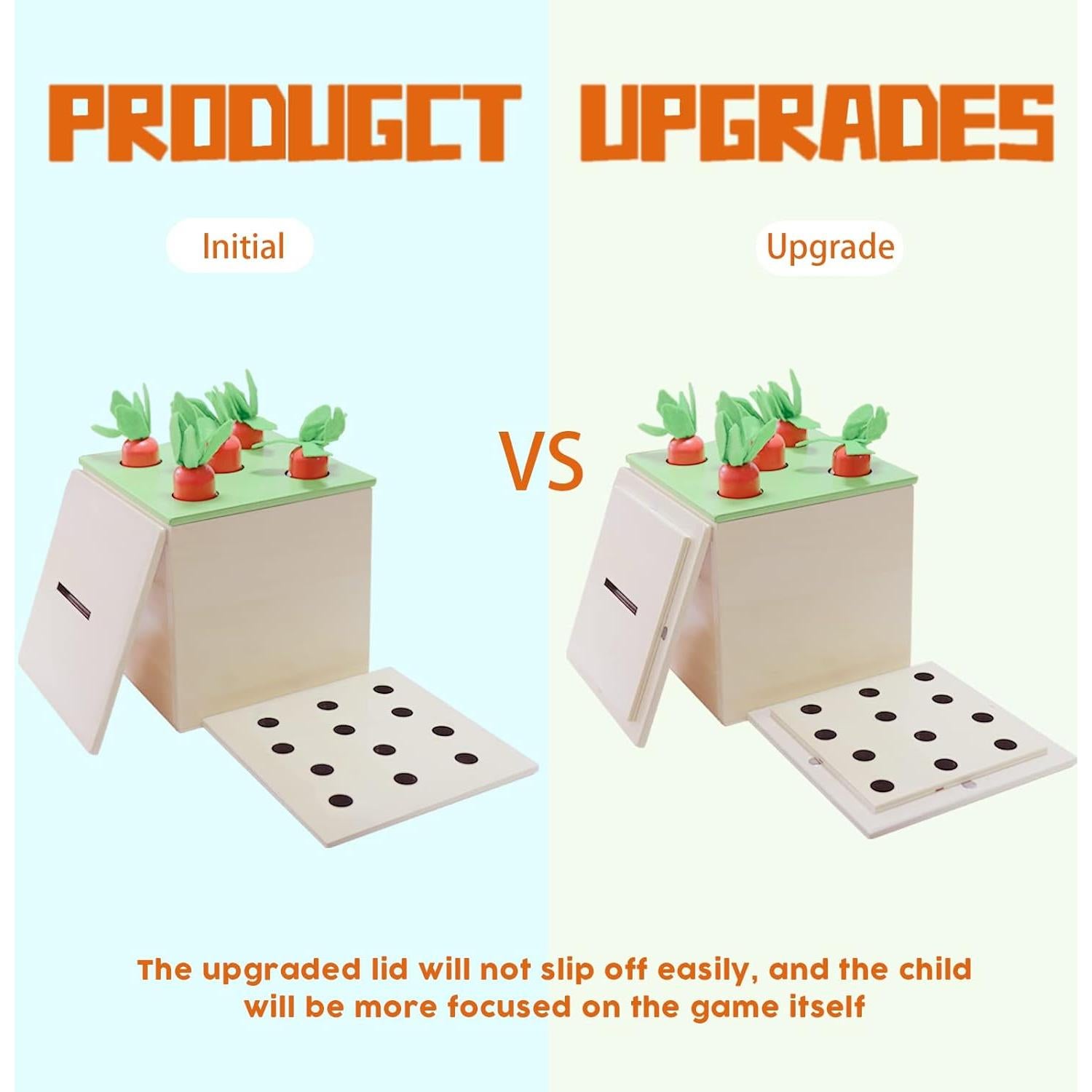 Juguetes Montessori de Madera 3-en-1 para Bebés 1-3 Años