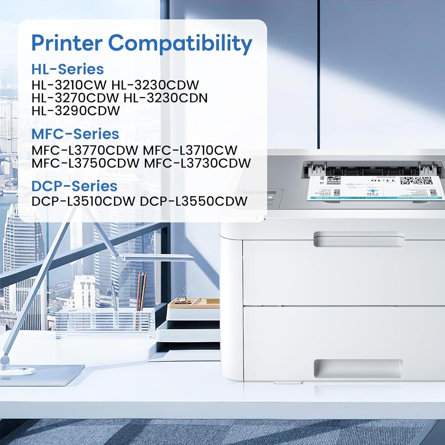 Cartucho de Tóner Compatible Snowflake TN-223 Paquete de 4