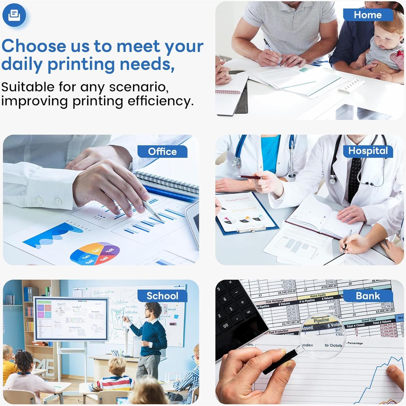 Cartucho de Tóner Compatible Snowflake TN-223 Paquete de 4