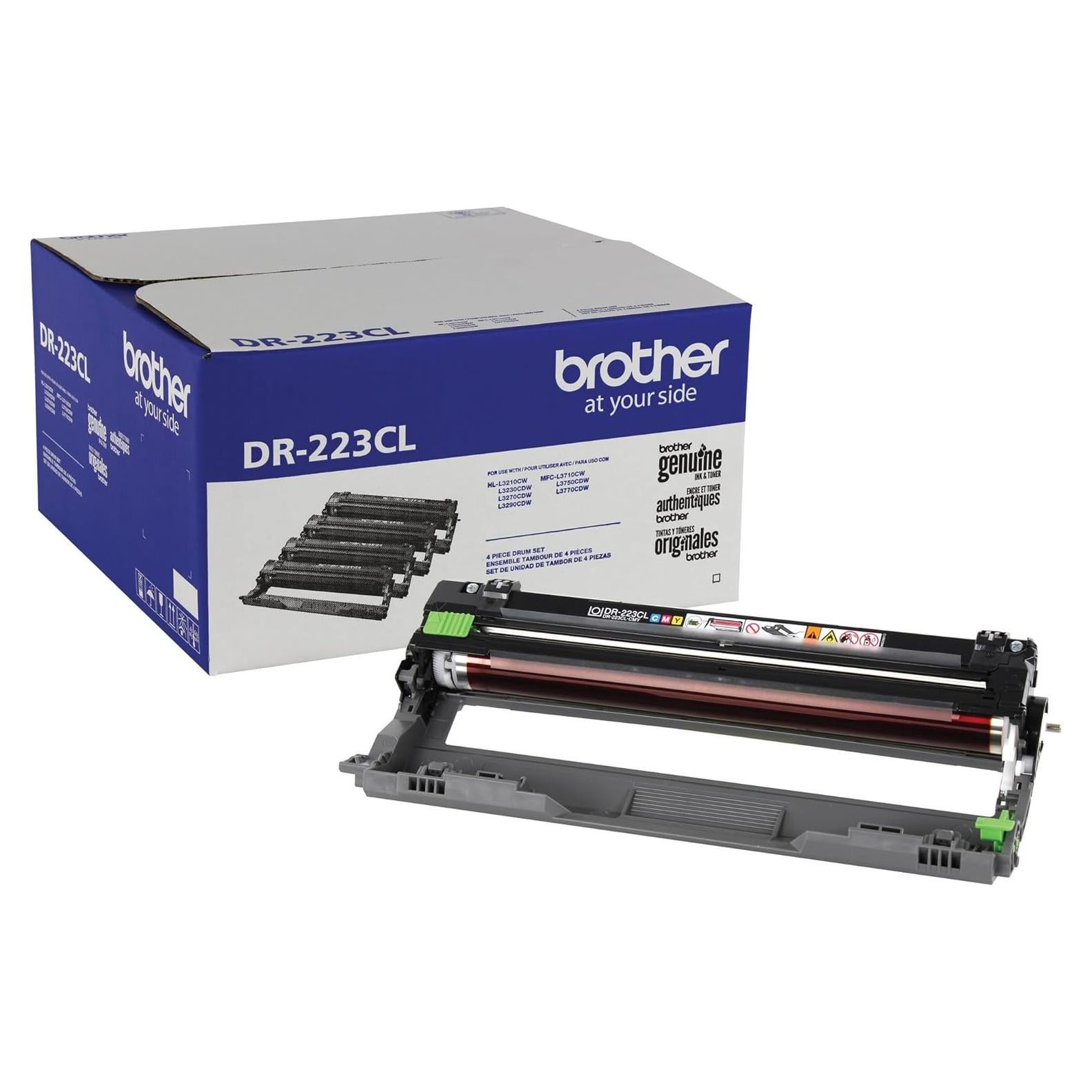 Unidad de Tambor Brother DR-223CL, Rinde 18,000 Páginas, Negro