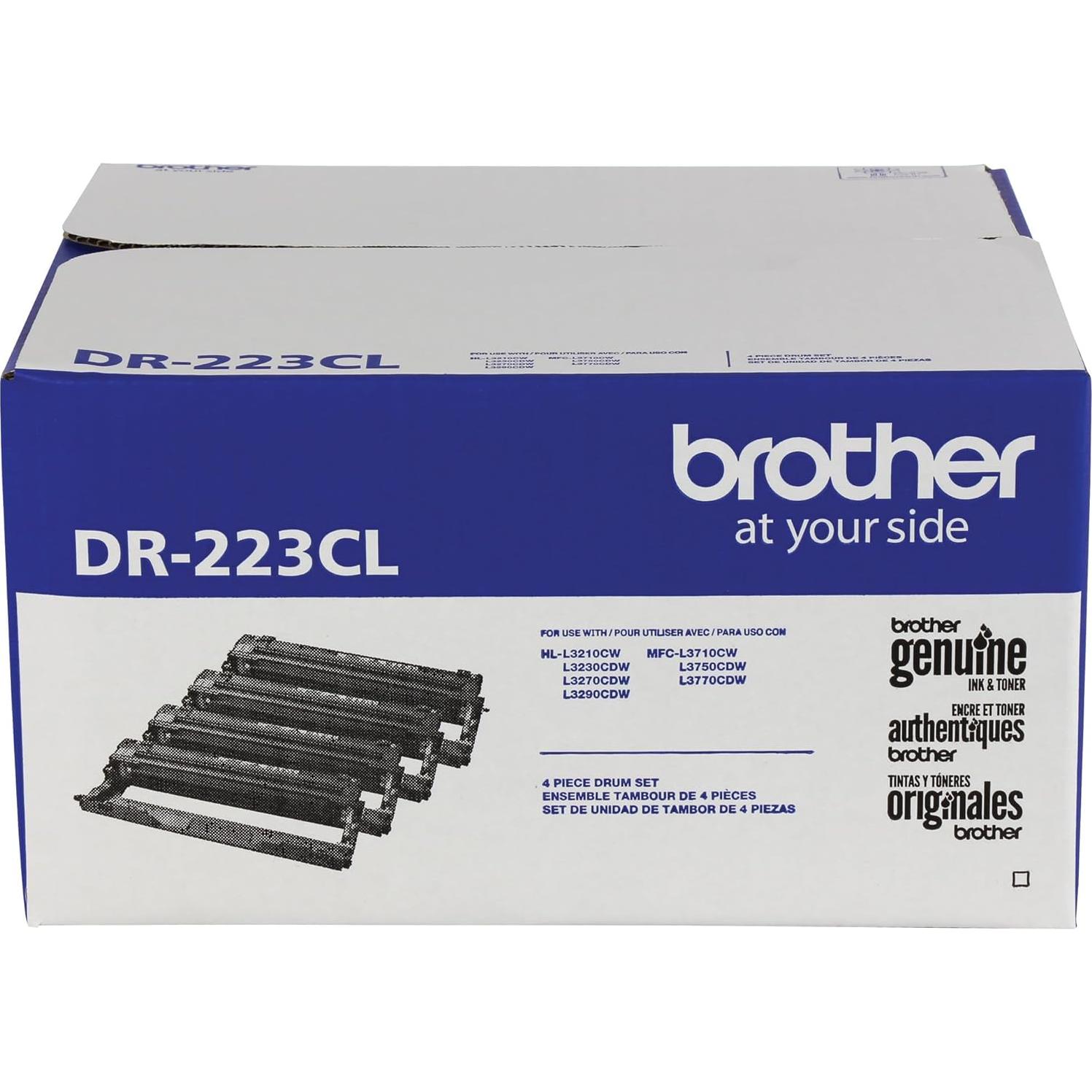 Unidad de Tambor Brother DR-223CL, Rinde 18,000 Páginas, Negro