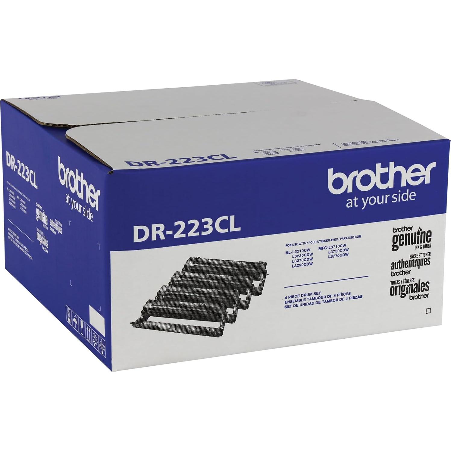 Unidad de Tambor Brother DR-223CL, Rinde 18,000 Páginas, Negro