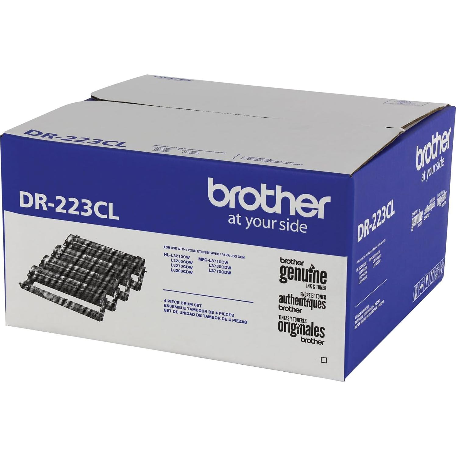 Unidad de Tambor Brother DR-223CL, Rinde 18,000 Páginas, Negro