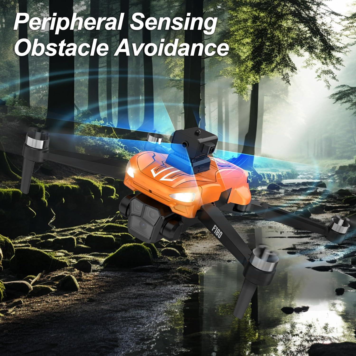 Drone GPS Govogorc F180 con cámara 4K y pantalla 11.4 cm