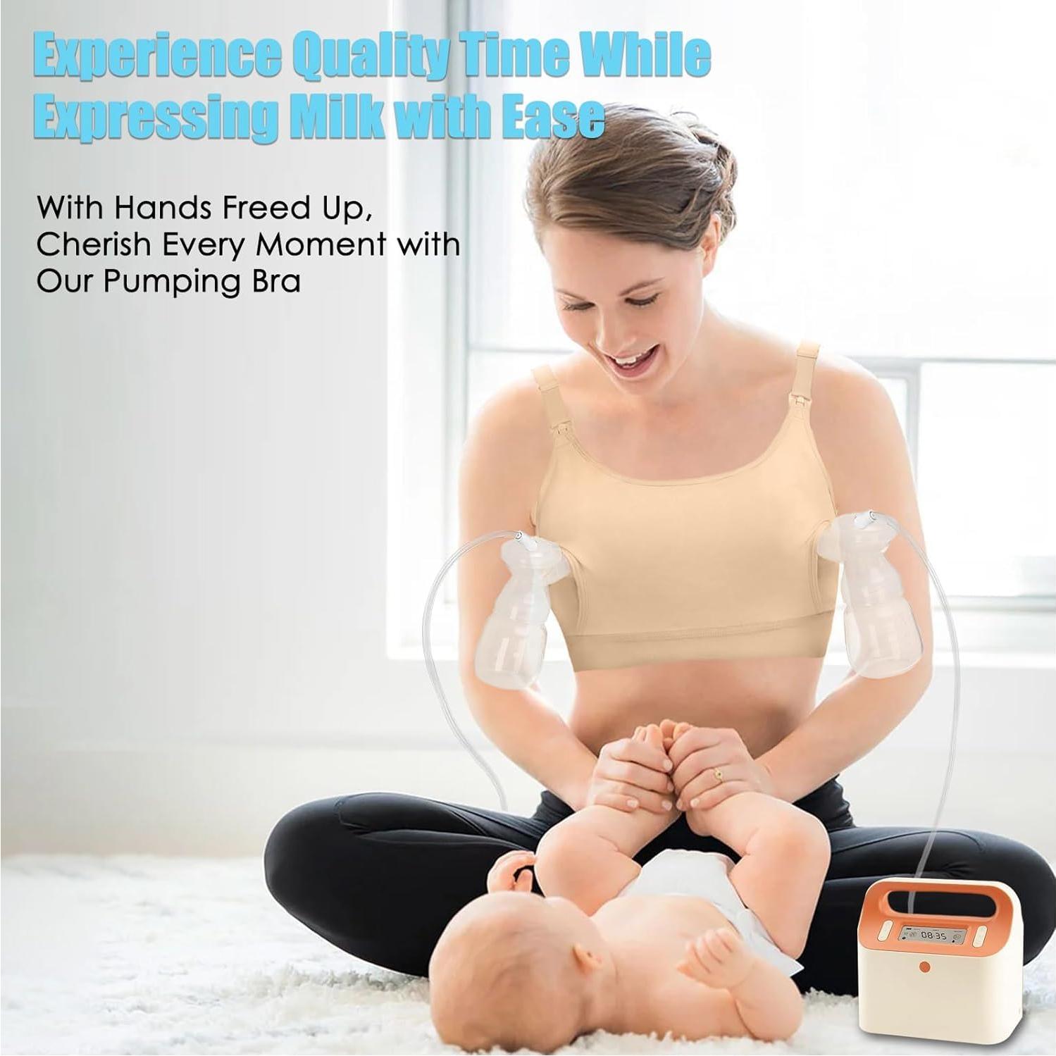 Sostén de Extracción Manos Libres Beige Pequeño C27